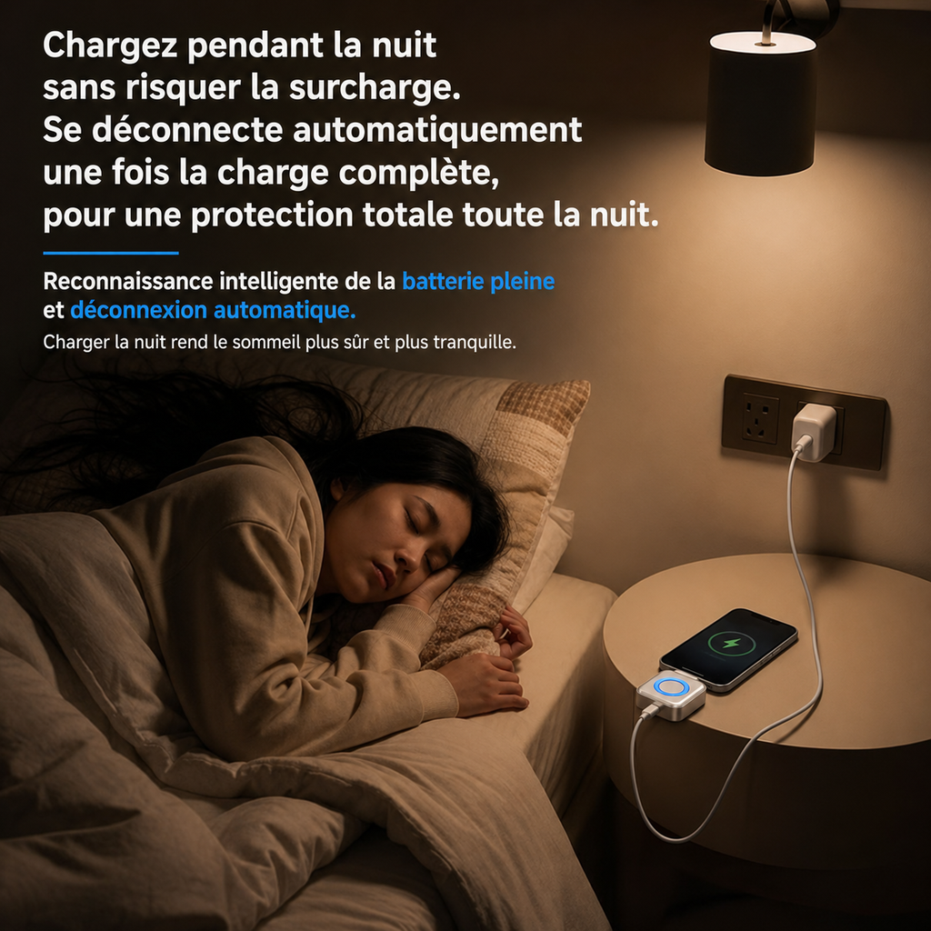 StopCharge dispositif protection batterie coupure automatique